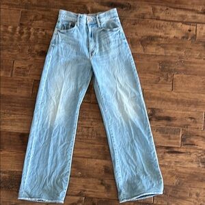 MOTHER Blue Straight Jeans Classic Style